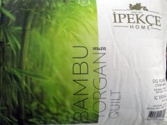 İpekçe Çift Kişilik Bambu Yorgan 195x215  Doğal