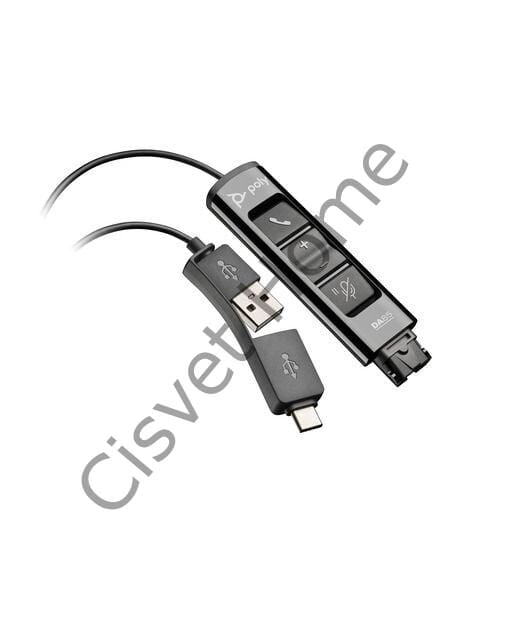 Poly DA85 USB to QD Adaptör – USB-C/USB-A Bağlantı, TAA Uyumlu, 2 Yıl Garanti