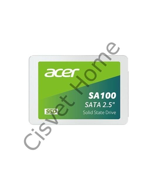 Acer SA100 120GB 2.5'' SATA SSD – Yüksek Hızlı Okuma/Yazma, Dayanıklı ve Sessiz Tasarım, 2 Yıl Garanti