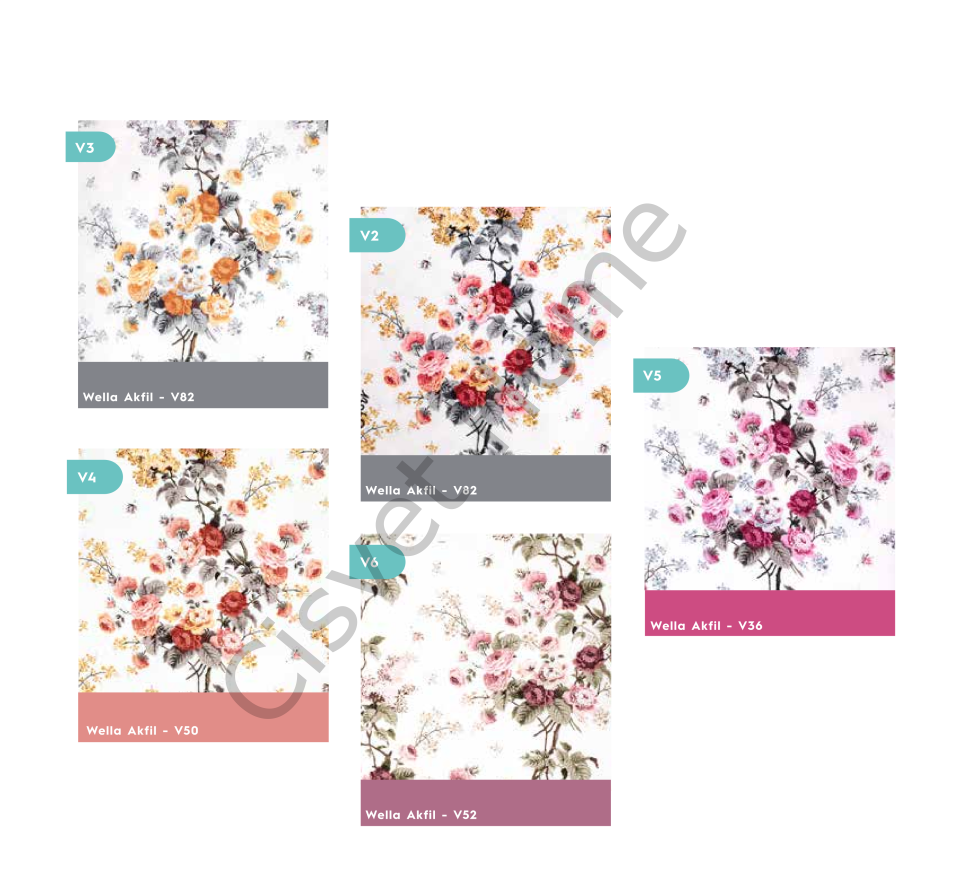 Wella Gül Bahçesi %100 Pamuk Nevresim Takımı