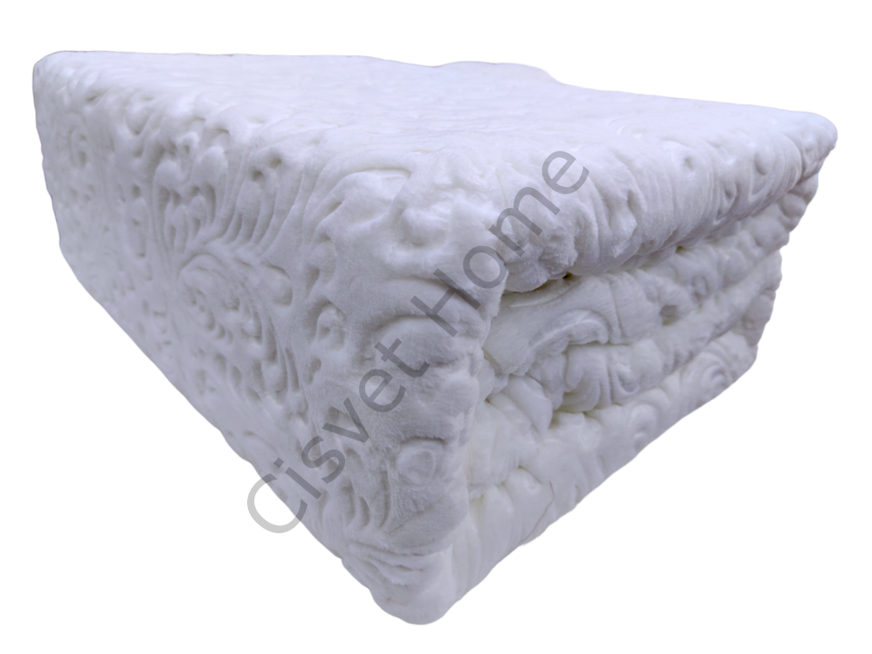 Sarar 4 kg Ekru Çift Kişilik Battaniye 220x240