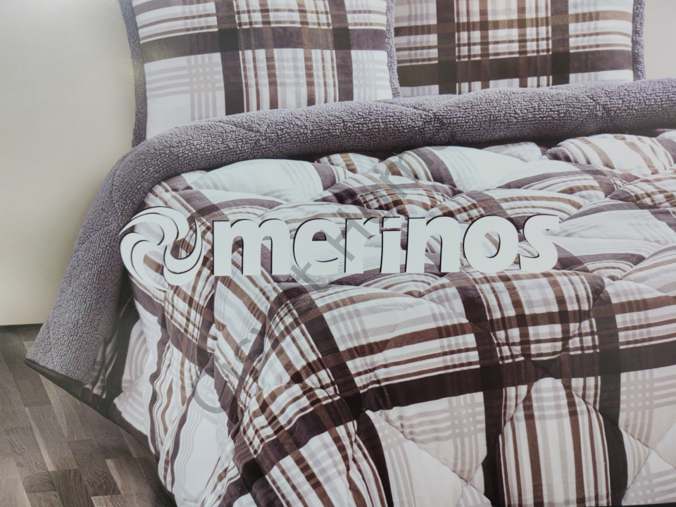 Merinos Yorgan Comforter Set 220X240 Wera Gri
