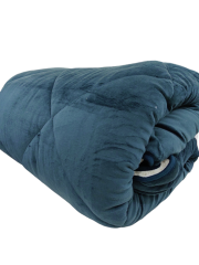 Merinos Yorgan Comforter Set 220X240 Düz Petrol