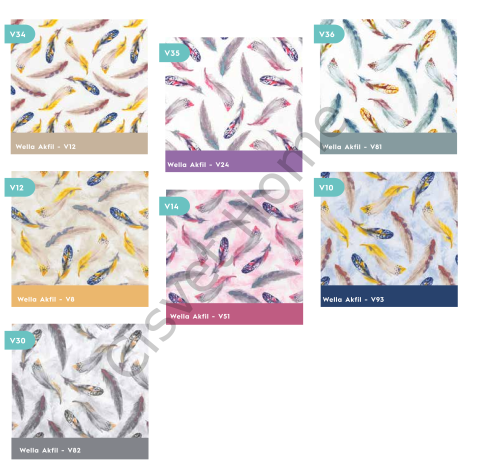 Wella Kuş Tüyü %100 Pamuk Nevresim Takımı