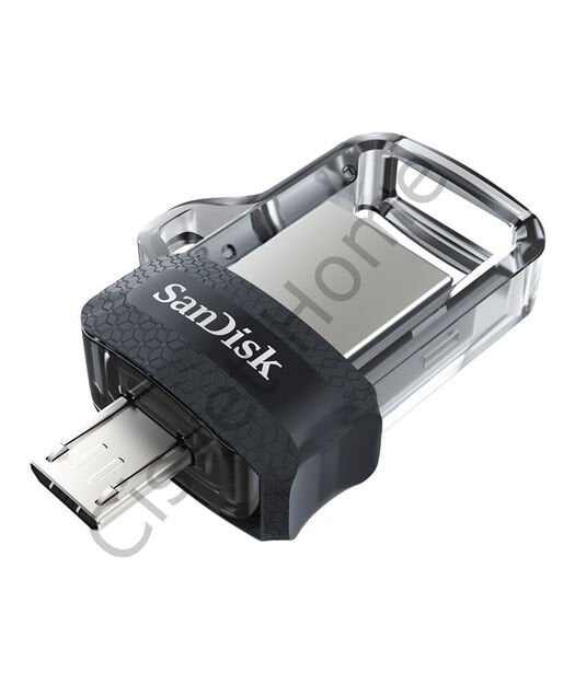 SanDisk Ultra Dual Drive m3 128GB USB 3.0, Type-C & Type-A, Grey/Silver