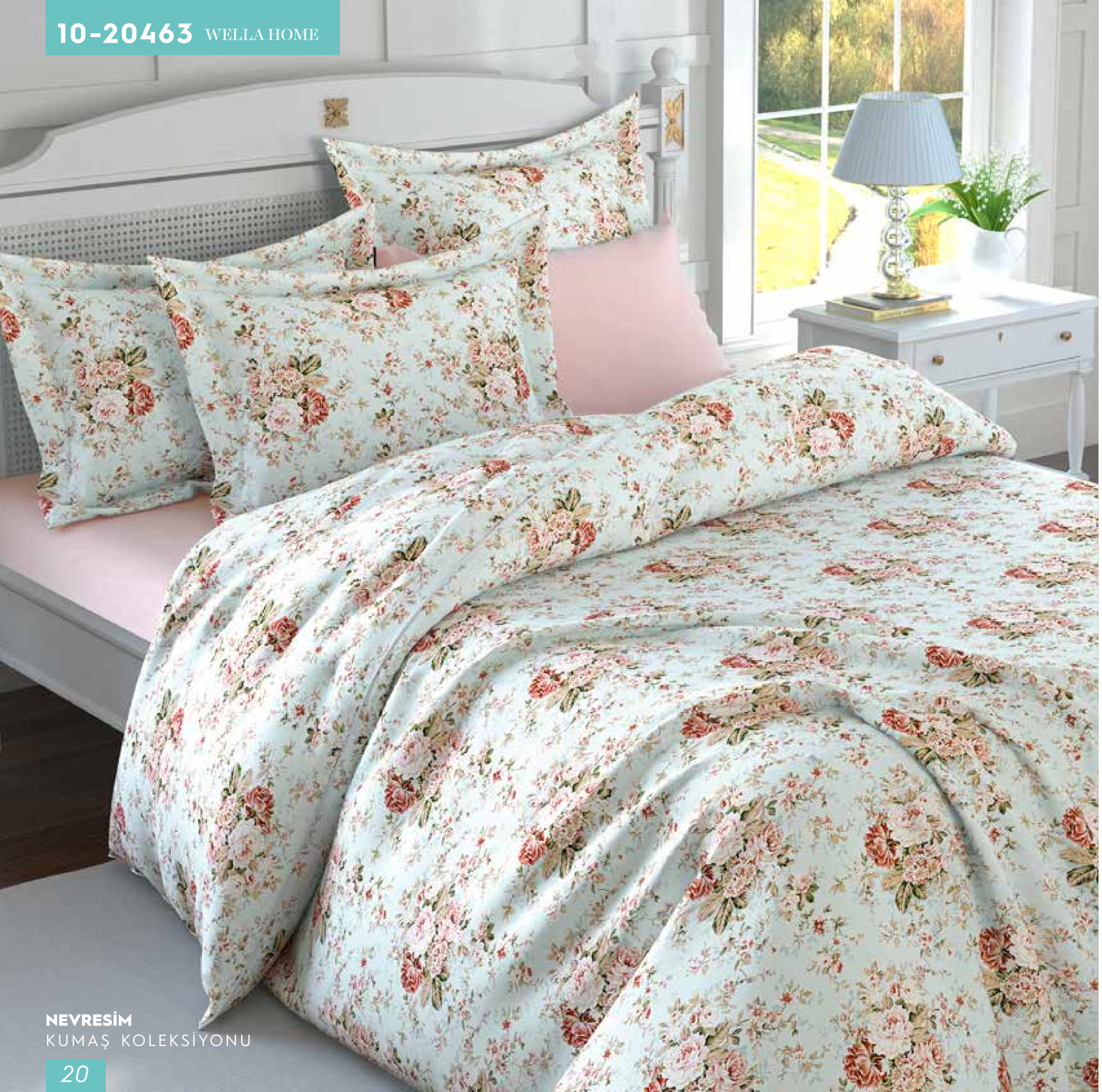 Wella Buket %100 Pamuk Nevresim Takımı