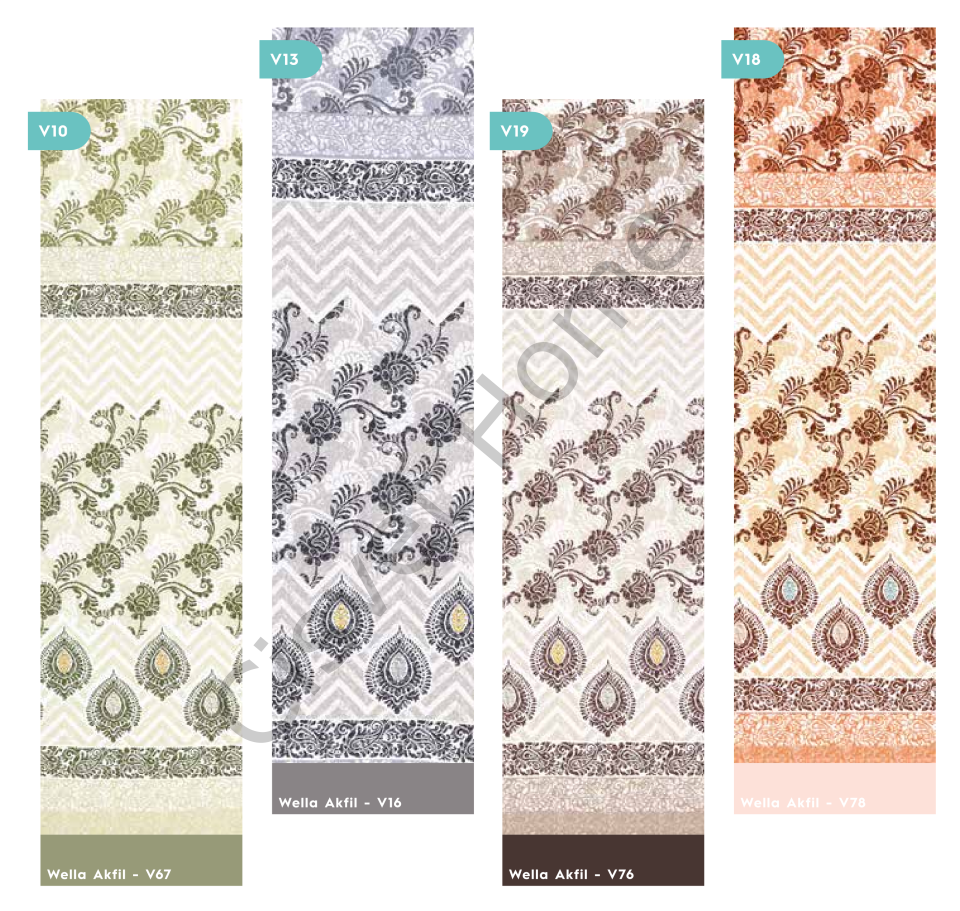 Wella Aynalı %100 Pamuk Nevresim Takımı