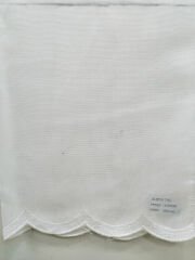 24RS09 Tül Perde TT Zemin Alt Etek Desenli