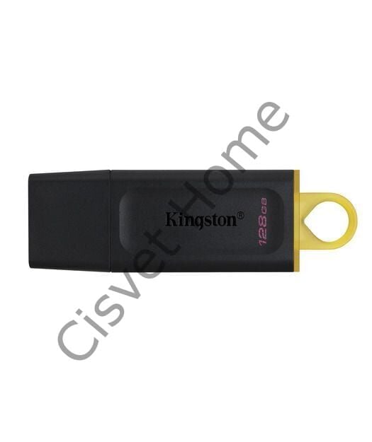 Kingston DataTraveler Exodia 128GB USB 3.2 – Siyah/Sarı Tasarım, Yüksek Hızlı ve Dayanıklı Flash Bellek