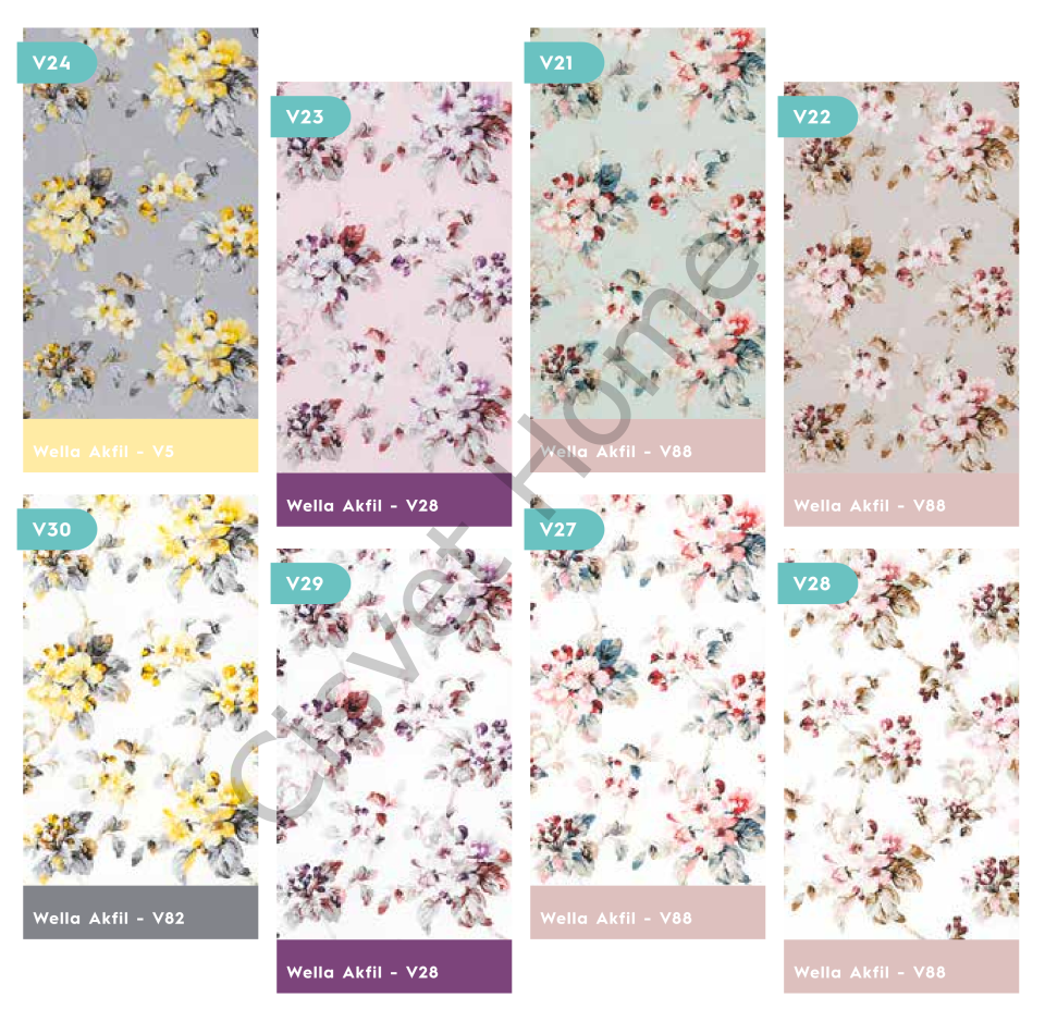 Wella Buket %100 Pamuk Nevresim Takımı