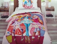 Taç Disney Winx Flowers Tek Kişilik Nevresim Takımı