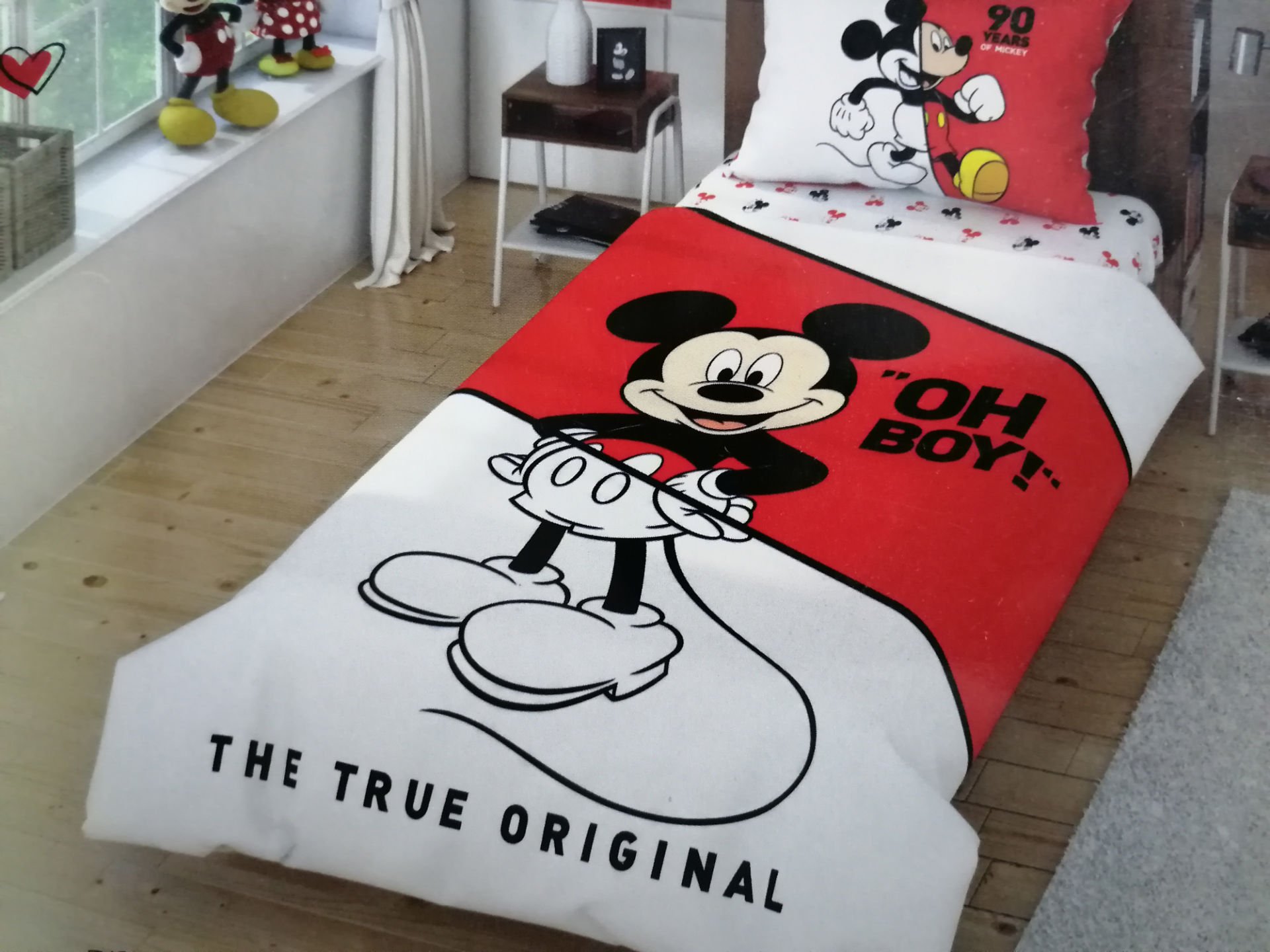Taç Disney Mickey Tek Kişilik Nevresim Takımı Çek Canlandır