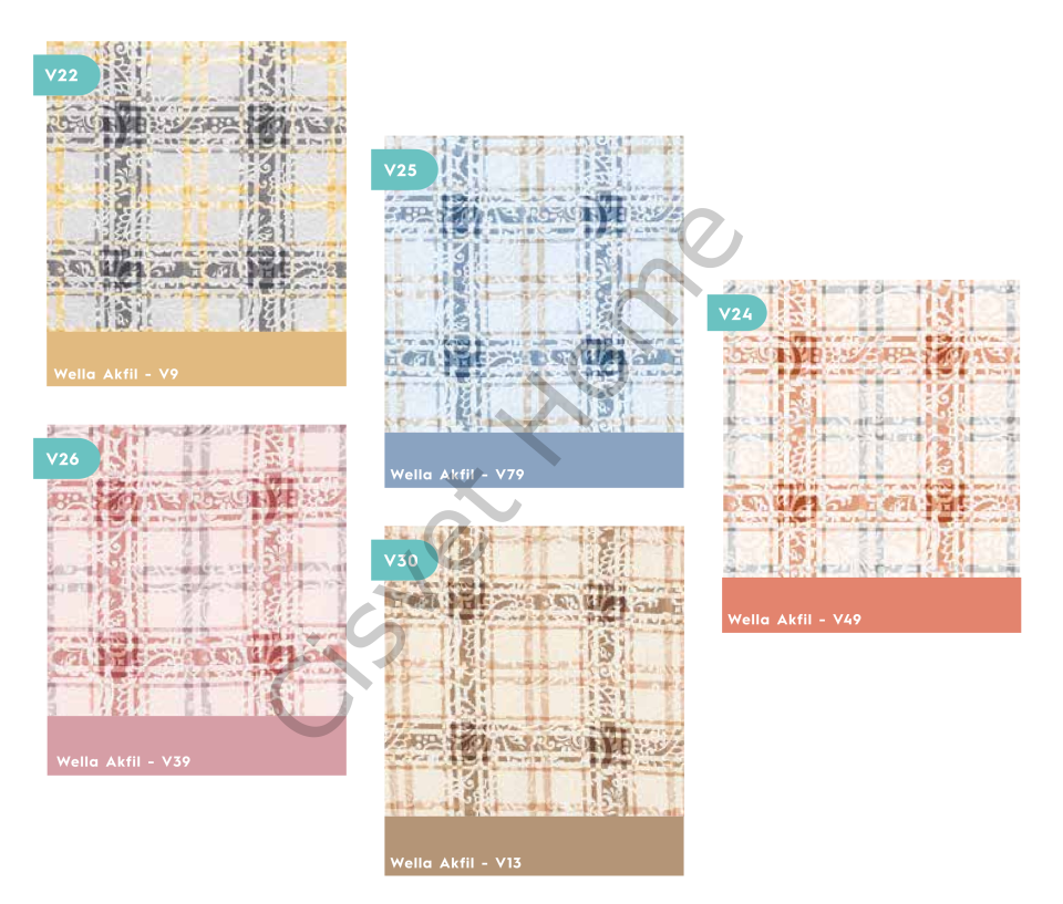 Wella Ekose %100 Pamuk Nevresim Takımı