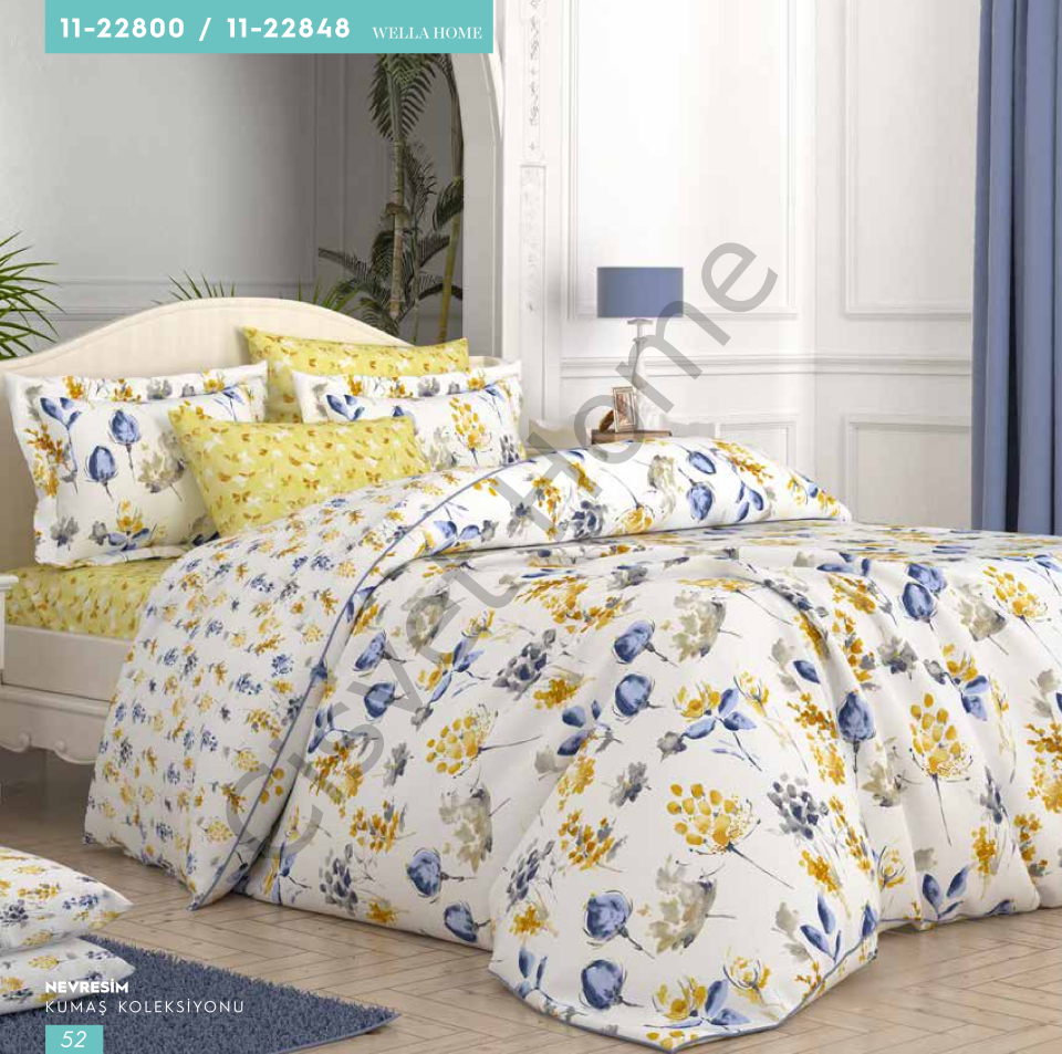 Wella Lalezar %100 Pamuk Nevresim Takımı