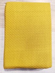 Çift Kişilik Pamuklu Pike – Yazlık ve Şık Konfor Sarı