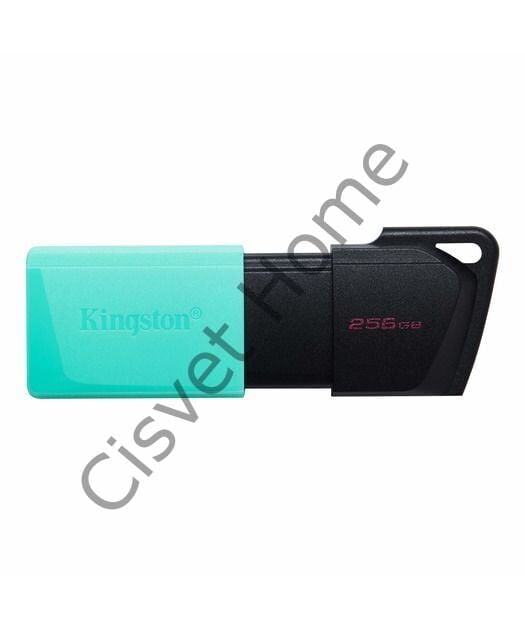 Kingston DataTraveler Exodia M 256GB USB 3.2 Gen 1 Flash Bellek – Siyah/Teal, Ultra Hızlı Taşınabilir Depolama