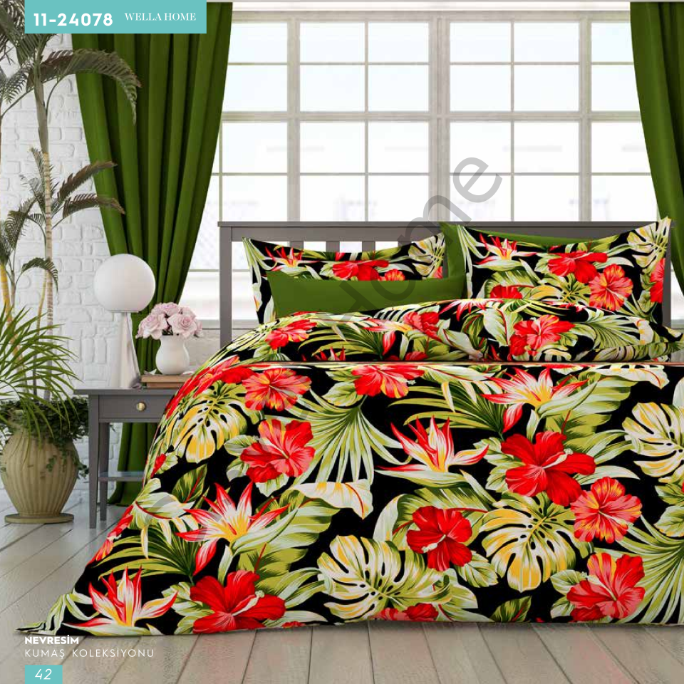 Wella Artebella %100 Pamuk Nevresim Takımı