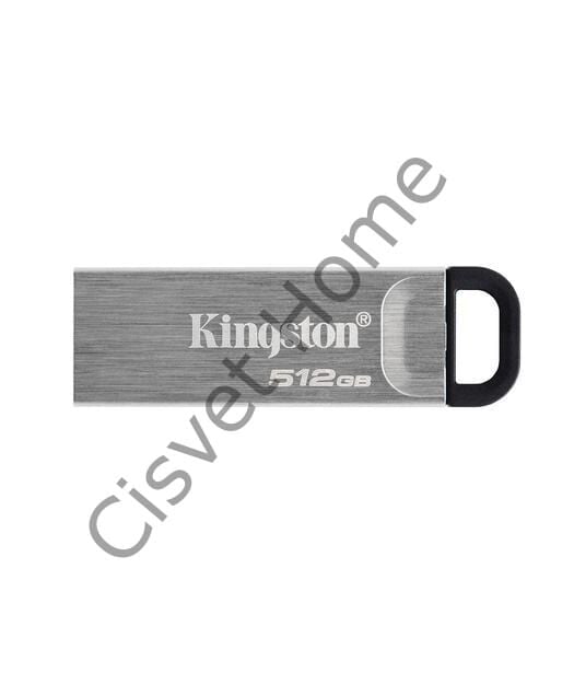 Kingston DataTraveler Kyson 512GB USB 3.2 Gen 1 – Metal Gövdeli Yüksek Kapasiteli Flash Bellek, Dayanıklı ve Kompakt Tasarım