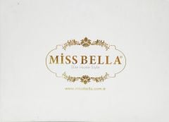 MissBella Bianca Nevresim Çift kişilik Dantelli Nevresim Takımı %100 Pamuk Pudra