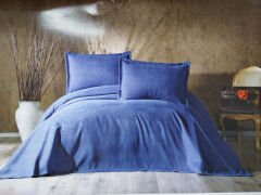 Çapa Allegra Çift Kişilik Yatak Örtüsü Gül Kurusu