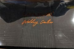 Çapa Allegra Çift Kişilik Yatak Örtüsü Siyah