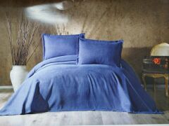 Çapa Allegra Çift Kişilik Yatak Örtüsü Pudra