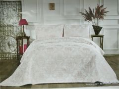 Çapa Avangart Çift Kişilik Yatak Örtüsü Gri