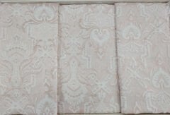 Çapa Avangart Çift Kişilik Yatak Örtüsü  Pudra