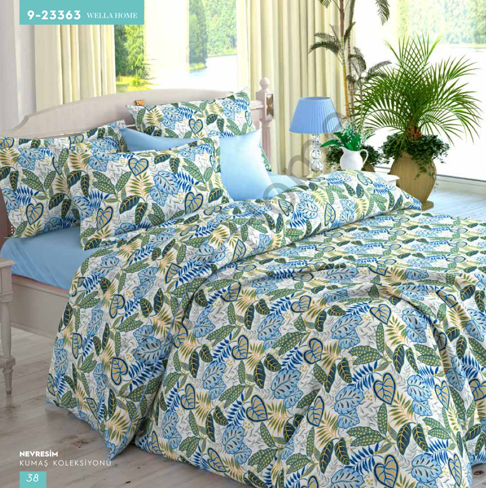 Wella Defne %100 Pamuk Nevresim Takımı