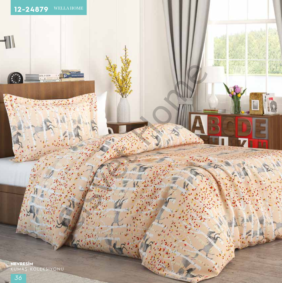 Wella Küheylan %100 Pamuk Nevresim Takımı