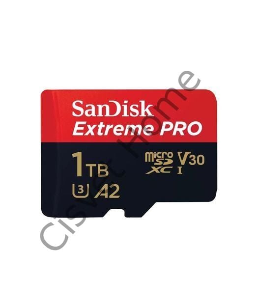 SanDisk Extreme PRO microSDXC 1TB UHS-I – 200MB/s Okuma, 170MB/s Yazma, 4K UHD Video, Class 10, U3, V30, A2, Dayanıklı Hafıza Kartı + SD Adaptör