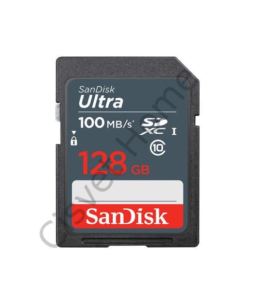 SanDisk Ultra 128GB SDXC UHS-I Hafıza Kartı, Class 10, 100MB/s, Full HD Video