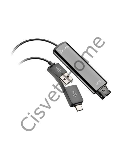 PLY DA75 USB to QD BLK Adptr TAA – Siyah, TAA uyumlu, profesyonel bağlantı çözümü