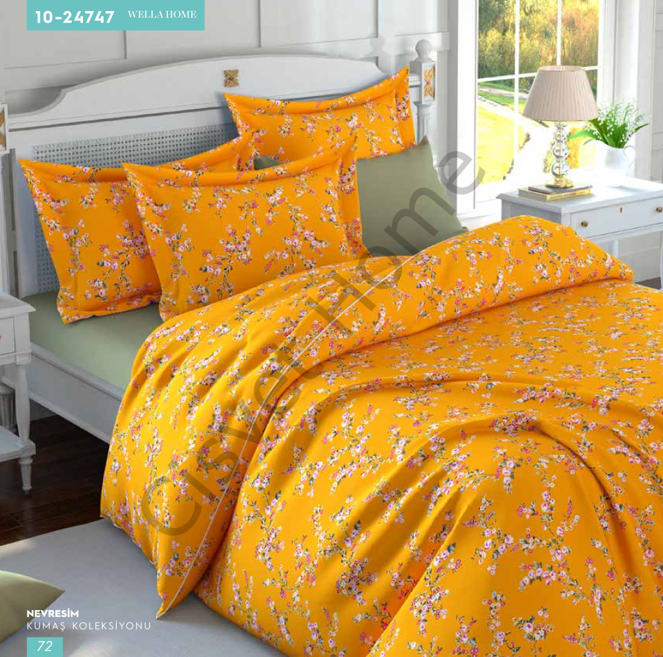 Wella Bahar %100 Pamuk Nevresim Takımı