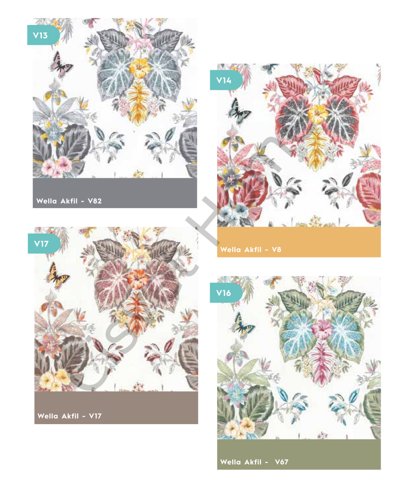 Wella Begonya %100 Pamuk Nevresim Takımı