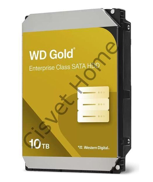 WD Gold Enterprise Class 10TB SATA HDD – 7200RPM, 256MB Cache, Yüksek Güvenilirlik, Veri Merkezi ve Kurumsal Depolama İçin Dayanıklı Çözüm