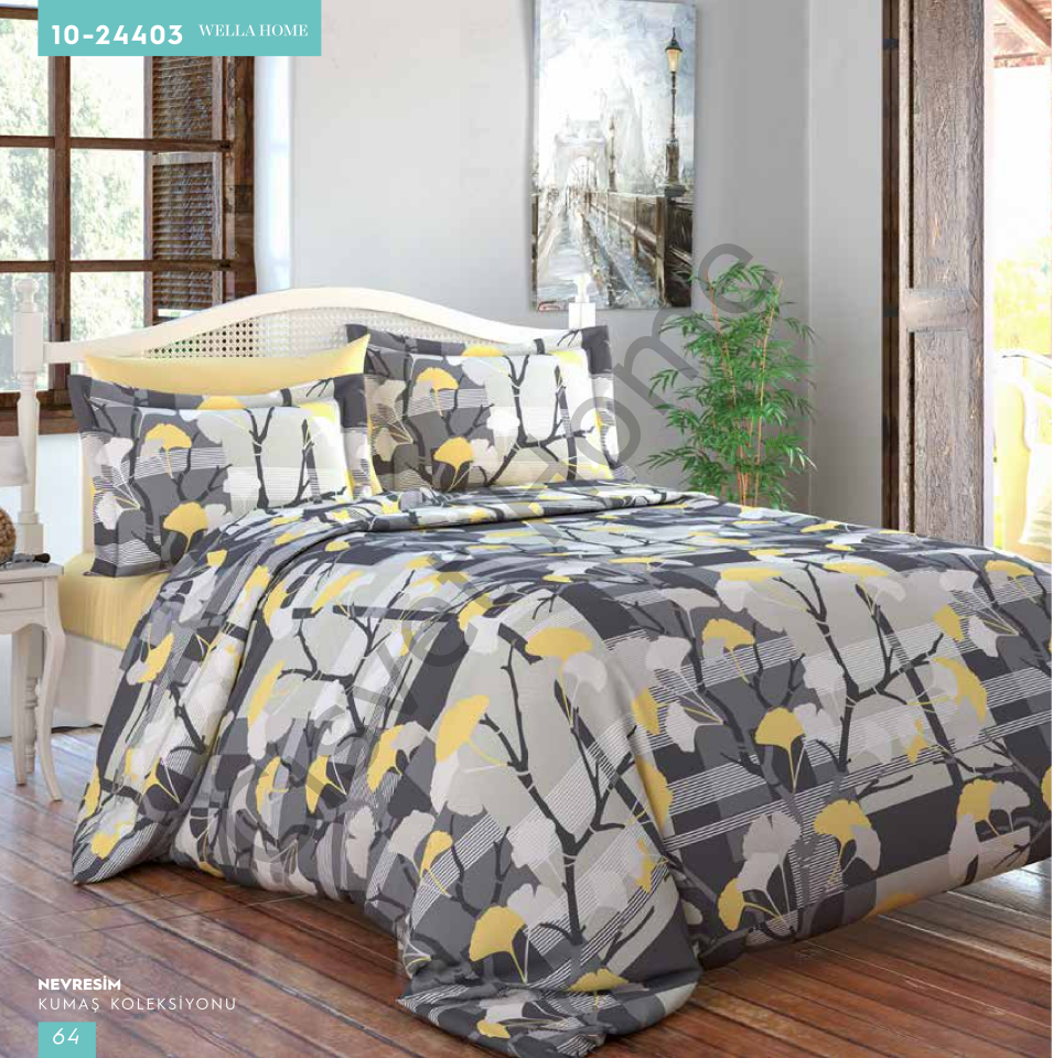 Wella Cisvi %100 Pamuk Nevresim Takımı