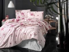 Altınbaşak %100 Pamuk Ranforce T.K. Nevresim Tk. Nowa Pembe