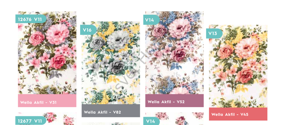 Wella Gül Bahçesi %100 Pamuk Nevresim Takımı