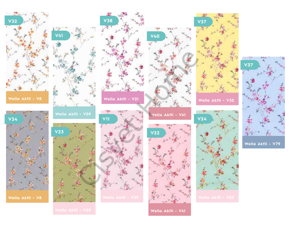 Wella Bahar %100 Pamuk Nevresim Takımı