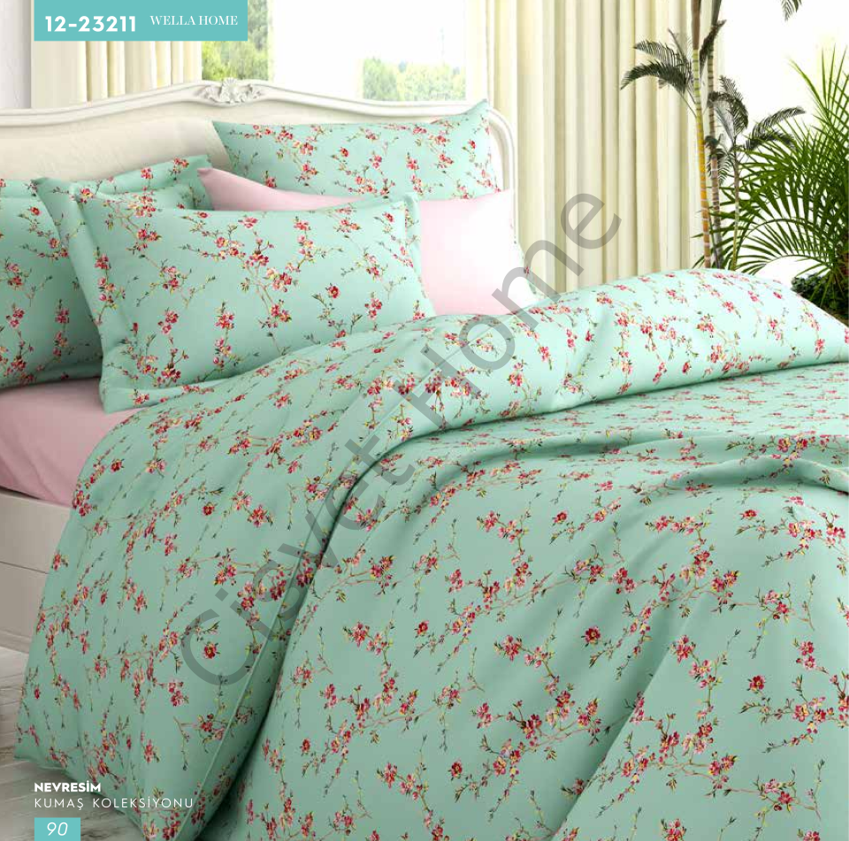 Wella Bahar %100 Pamuk Nevresim Takımı