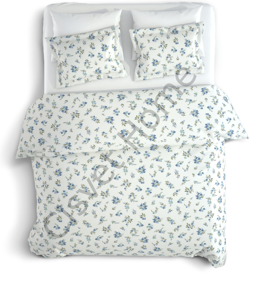 Özel Ölçülü %100 Pamuk Çiçekli Nevresim Takımı