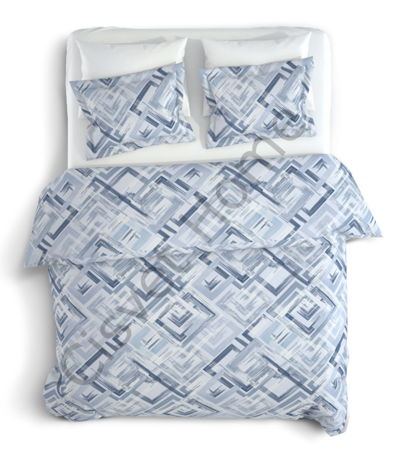 Modern Geometrik %100 Pamuk Nevresim Seti