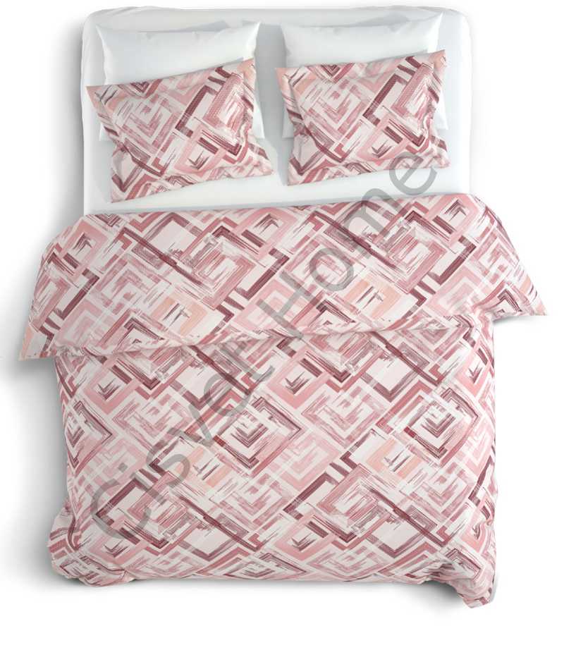 Modern Geometrik %100 Pamuk Nevresim Seti