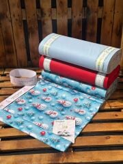 5D Dijital Poplin Kumaş Kardan Adam – 240 cm  %100 Pamuk  130 GSM