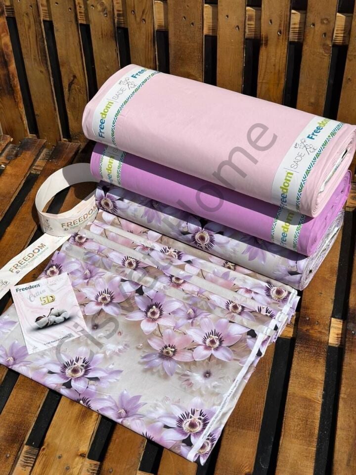 5D Dijital Poplin Kumaş  – 240 cm  %100 Pamuk  130 GSM