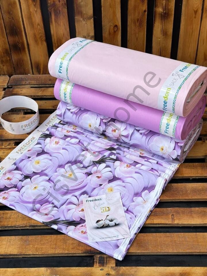 5D Dijital Poplin Kumaş  – 240 cm  %100 Pamuk  130 GSM