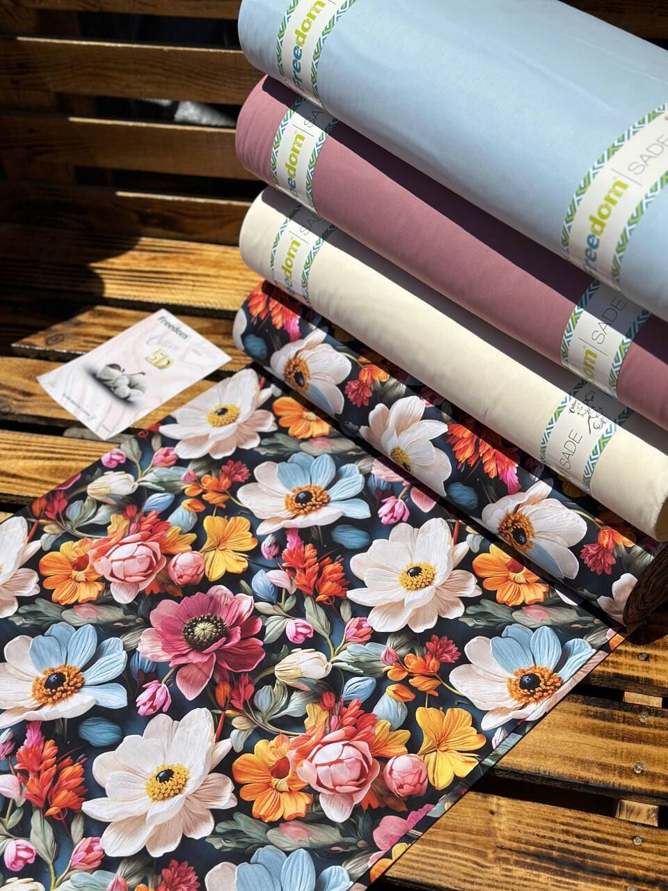 5D Dijital Poplin Kumaş  – 240 cm  %100 Pamuk  130 GSM