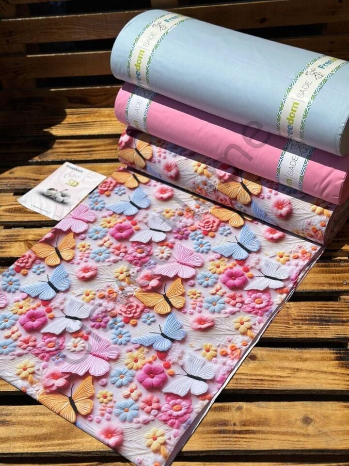 5D Dijital Poplin Kumaş  – 240 cm  %100 Pamuk  130 GSM