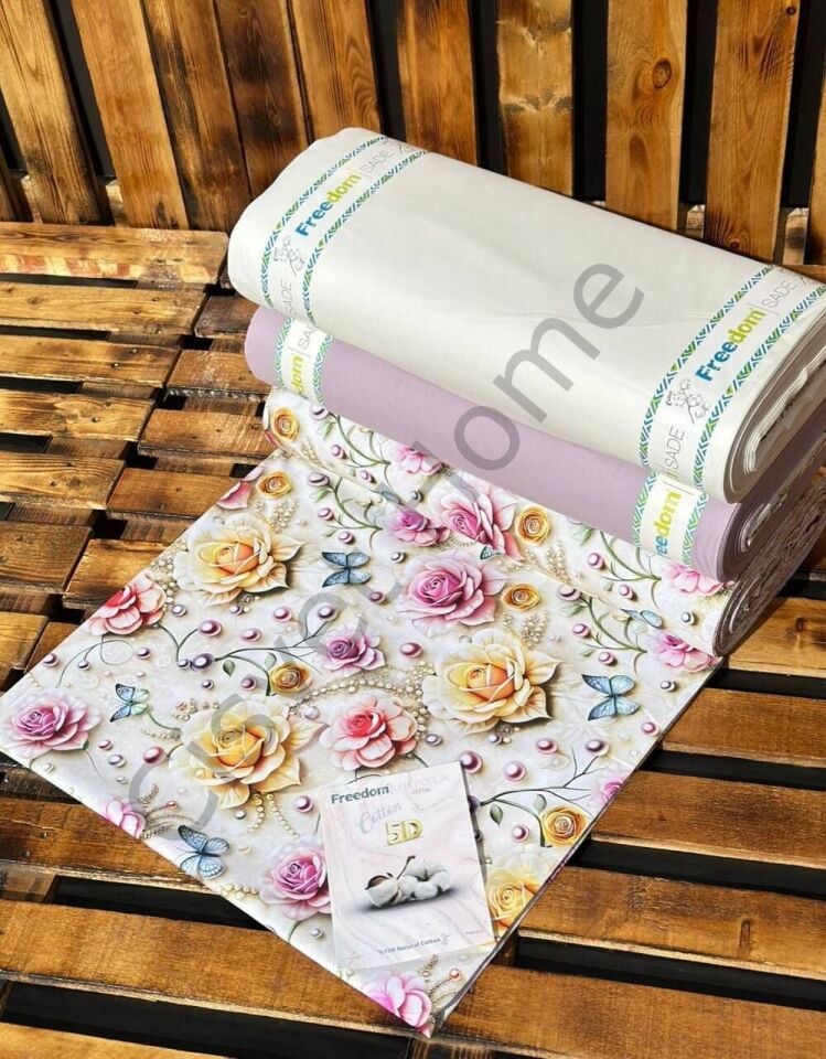 5D Dijital Poplin Kumaş  – 240 cm  %100 Pamuk  130 GSM